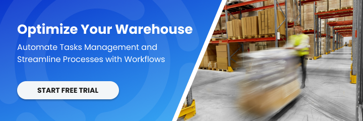 Optimize your warehouse with Warehouse Workflow Automation Software.