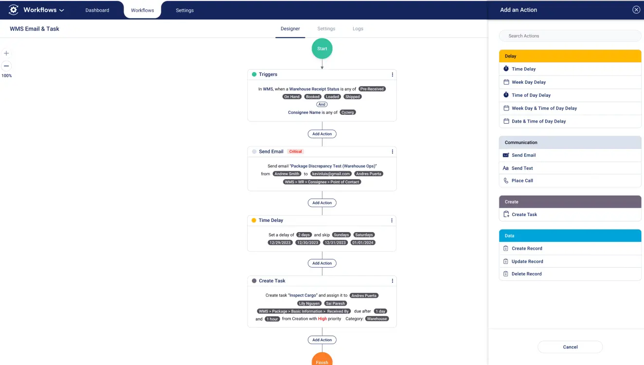 Intuitive Workflow and Process Designer