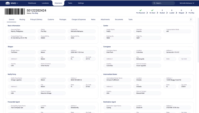 Shipment Management