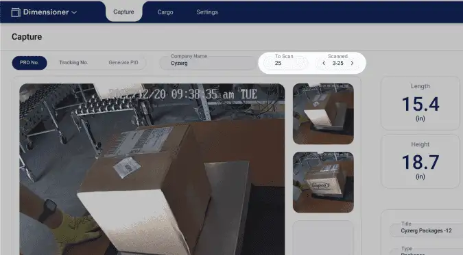 Process Single or Batches of Pallets/Parcels